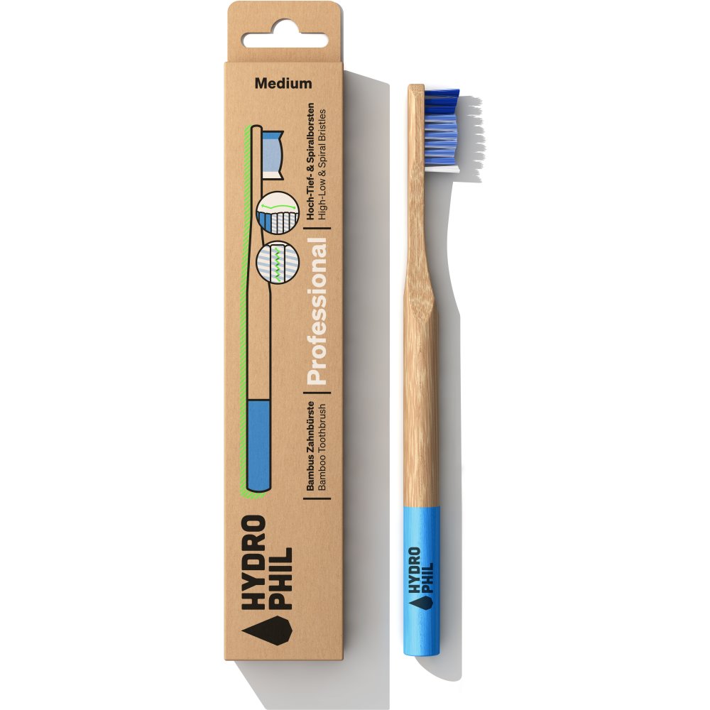Hydrophil Bambus-Zahnbürste Professional Medium