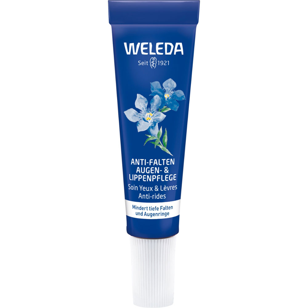 WELEDA Anti-Falten Augen & Lippenpflege Blauer Enzian Edelweiss