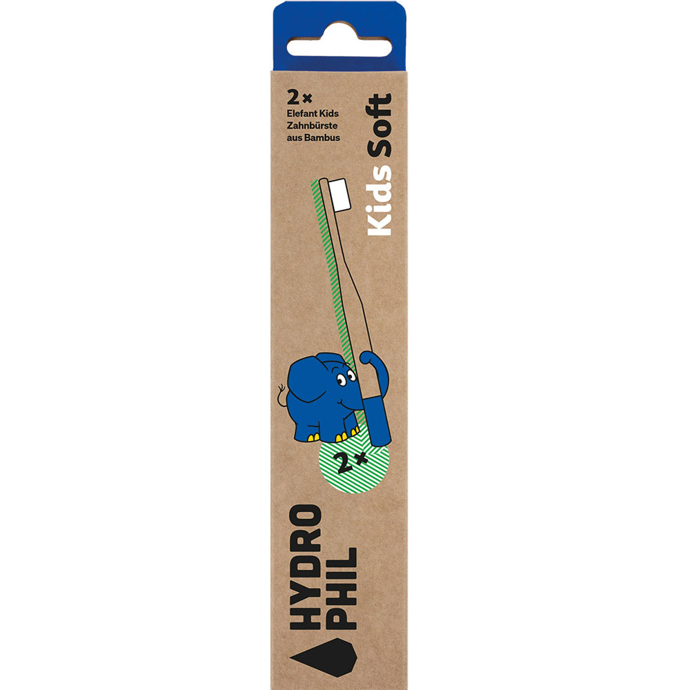 Hydrophil Bambus Zahnbürste Kinder Elefant