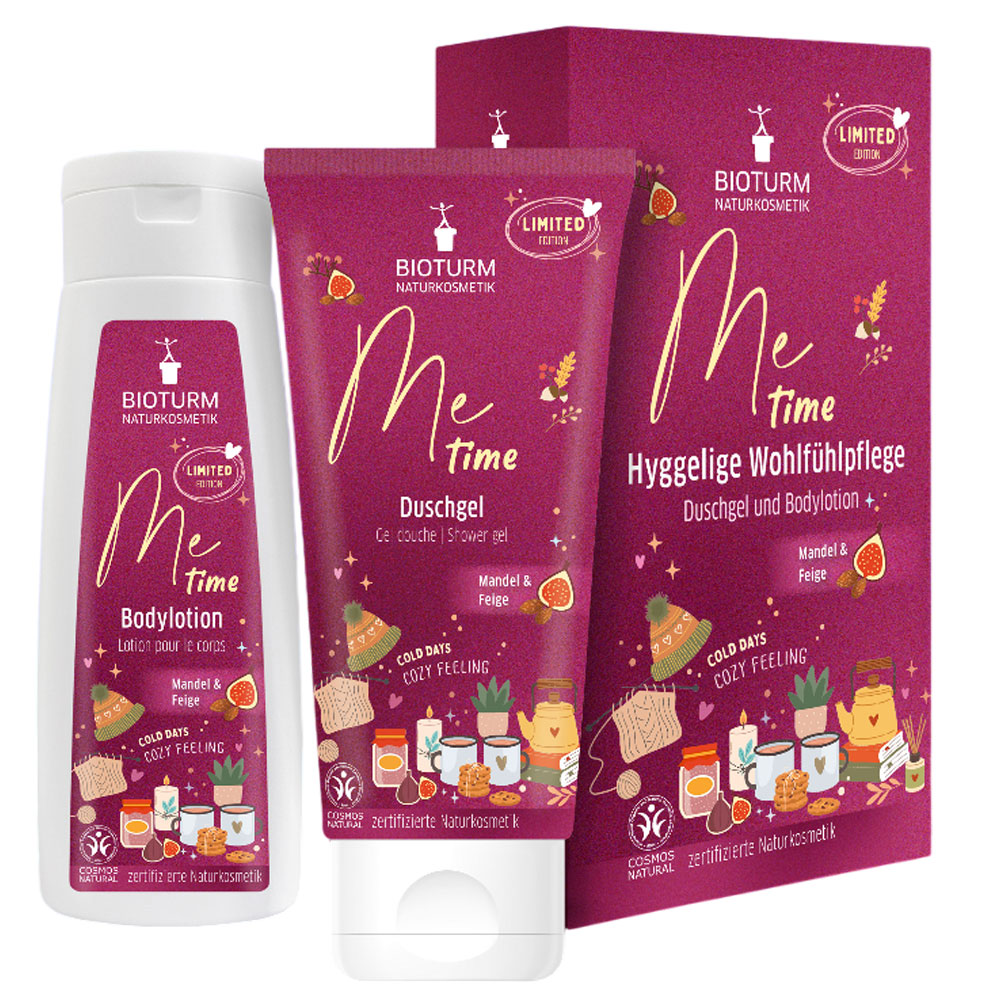 Bioturm Geschenk-Set Me Time Mandel & Feige Duschgel + Bodylotion