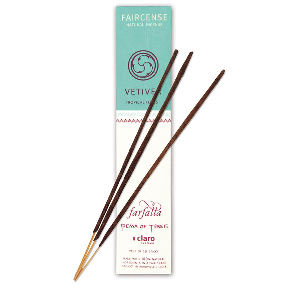 Farfalla Faircense Räucherstäbchen Vetiver