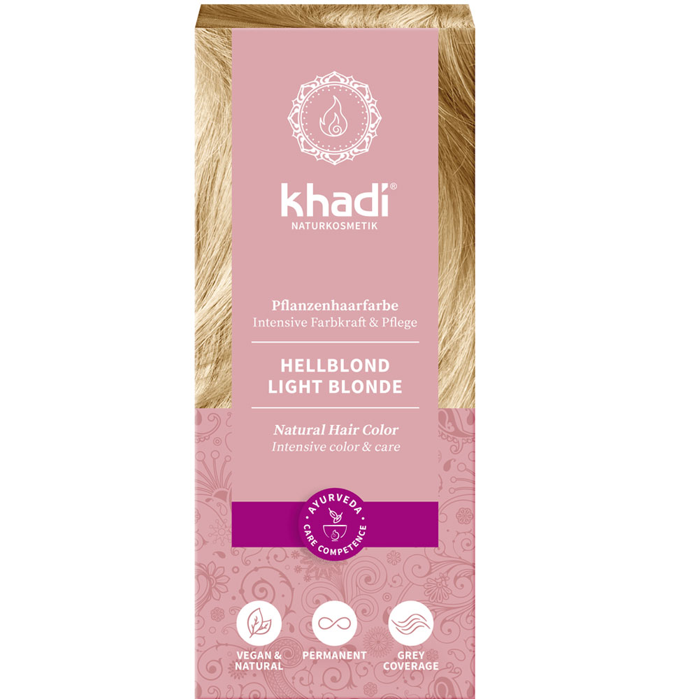 Khadi Pflanzenhaarfarbe Hellblond