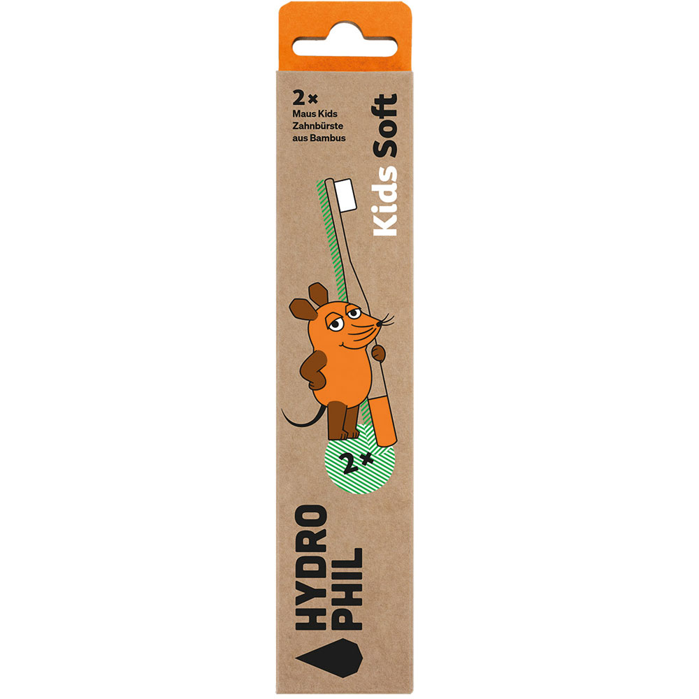 Hydrophil Bambus-Zahnbürste Kinder Maus