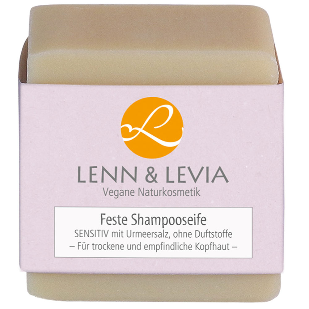 Lenn & Levia Festes Shampoo SENSITIV mit Urmeersalz